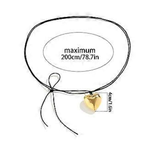 Midjekjede Dame Magekjede Sommer Strand Kroppssmykker Hjerteanheng Justerbare Midjekjeder Legeringsmateriale for Kvinner Silver Plated