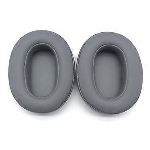 Öronkuddar i läder Svampöverdrag Öronkuddar för So-ny WH-XB900N Headset Reservdelar Mjuka att Bära Memory Foam Grå Gray