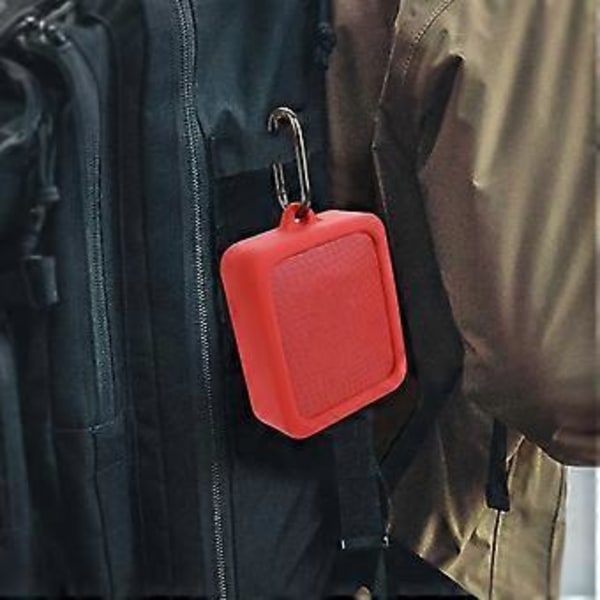 Silikone Højttaler Cover Vandtæt Bærbar Højttaler Beskyttende Ærme Stødsikker Anti Drop til GO ESSENTIAL Rød Red