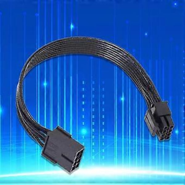 Emolevyn CPU 8-nastainen jatkojohto 8P - 4+4P jatkokaapeli 18AWG musta litteä kaapeli 20/30/50cm 30cm