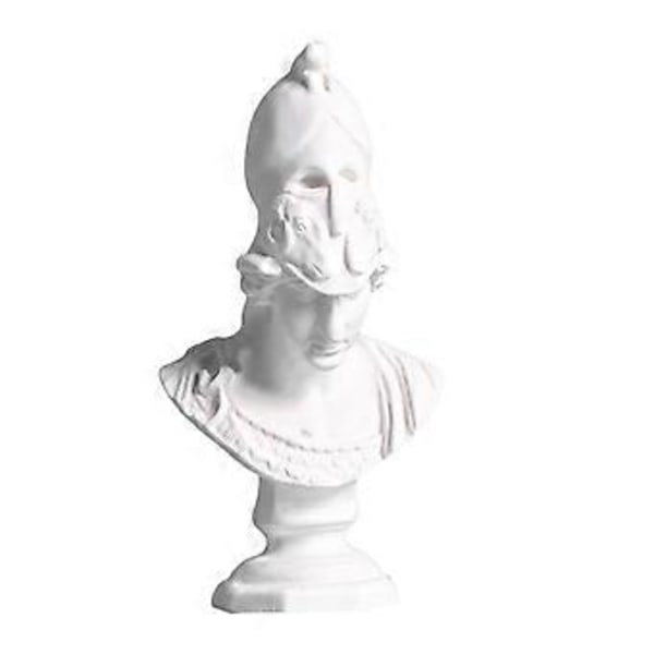 2.4 Tommer Klassisk Resin Gresk Hode Byste Statue Skulptur Figur Hjem Dekor Statue (Athena) Athena