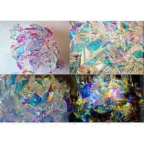 Värikäs sininen/punainen Aurora AB -efektinen heijastava peilipaperi kaikenlaisiin hartsi-koruprojekteihin DIY-epoksihartsimuotti Väri B Color B