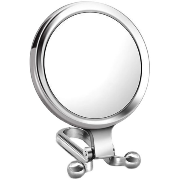 Forstørrelsesglass X5 dobbeltsidig sammenleggbart speil med sølvhåndtak