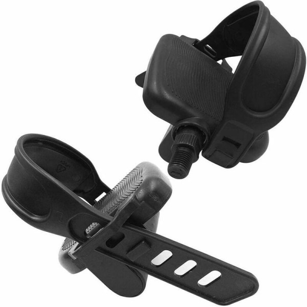 Pedalstropper til motionscykler Nemme at justere Gummi-pedalstropper