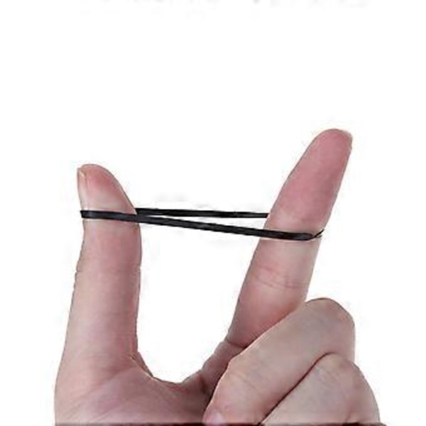 50 Pakke Erstatning Platespiller Belte Gummi Flat Drivreim for Platespiller DVD CD-ROM Repeater 3mm Bredt Belte Svart