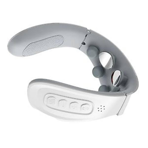 Smart Rygmassager 3D 5 Tilstande 15 Gear Intelligent Ryg- og Nakkemassager med Varme Vibration White