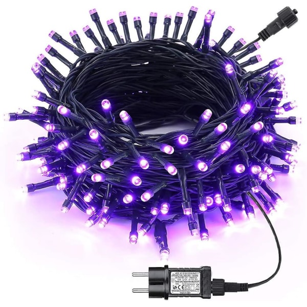 Purple Halloween Decor Valot, 20m 200 Led String Lights Waterpro