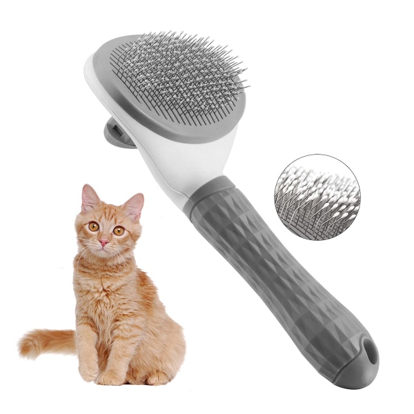 Cat Grooming Brush, Pets Slicker Brushes Dogs Self Clean Brush fo