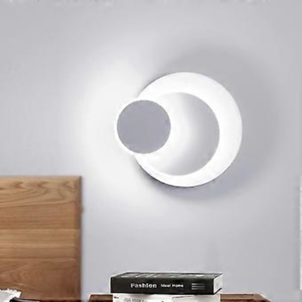 Murale LED 15W DIY Vegglampe Lysende Svingbar 350 Moderne Innendørs Vegglampe LED 6500K Varm For Soverom, Stue, Soverom Co