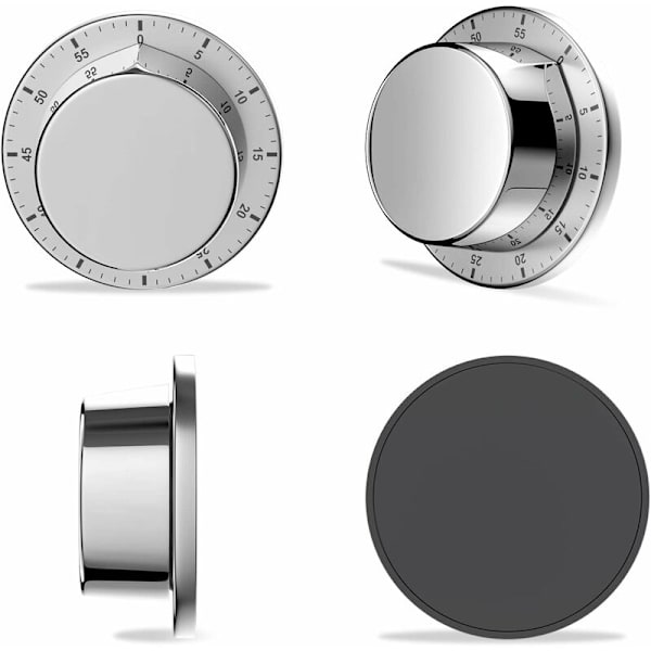 Mekanisk Køkken Timer, Magnetisk Timer, Vandafvisende S