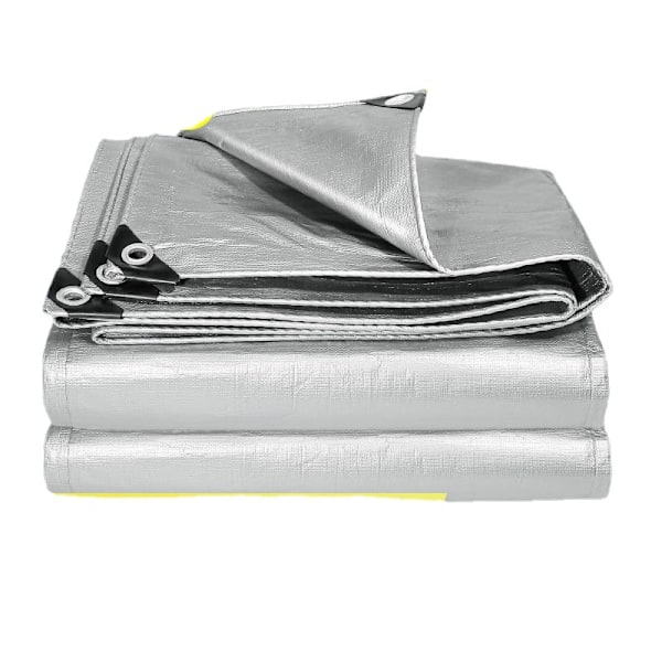 (2*2m, dubbel silver) Säkerhet Hög Hållfasthet Utomhustarpaulin, Tarp C