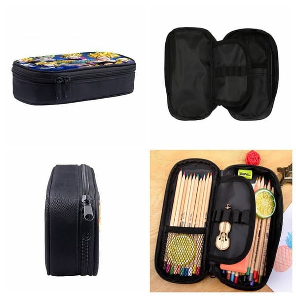 Godzilla Student Stor Kapasitet Organizer Dobbel Lag Pennal-27