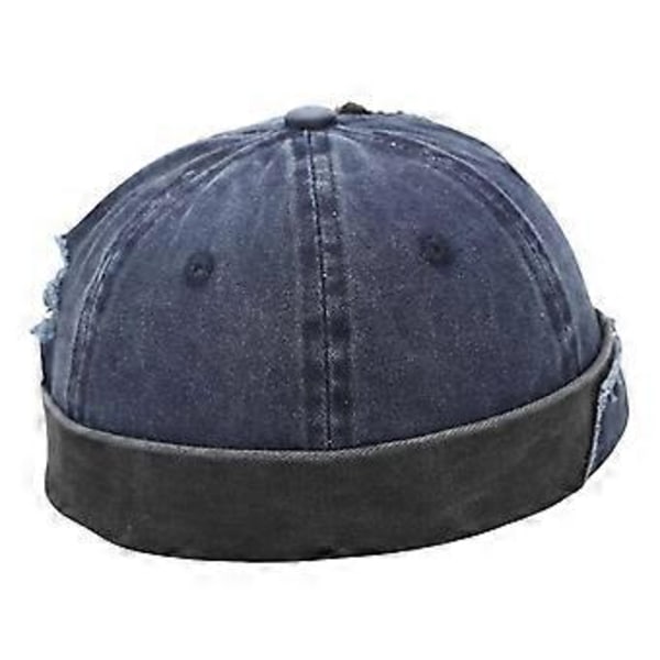 Beanie Hue Krave Stil Justerbar til Docker Fisker Arbejder Sømand (D)