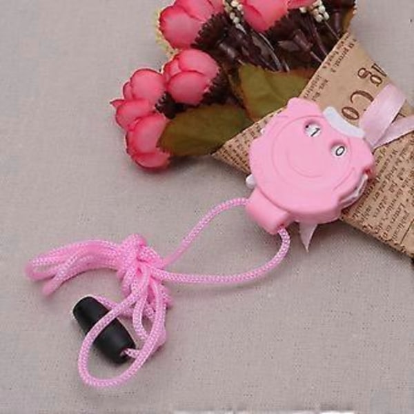 Stickmarkör Hängsmycke Virkning Stickgarn Maskräknare Hantverksverktyg Rosa