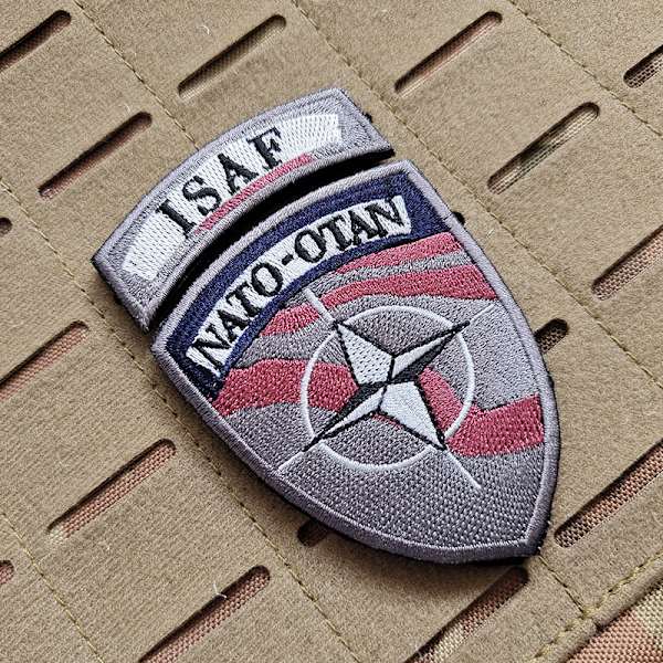 10 stk. Nato Flag Klud Patch Broderet Mærke Velcro（3）