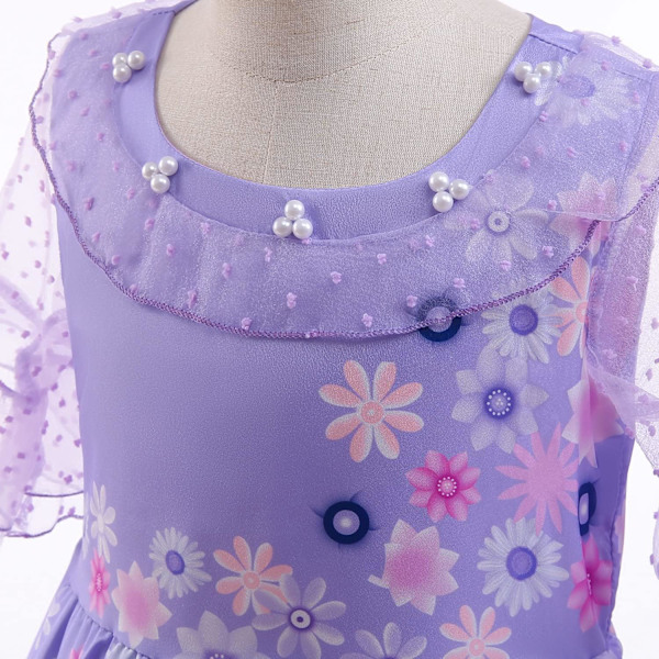 Deluxe prinsessapuku tytöille, jossa asusteet
