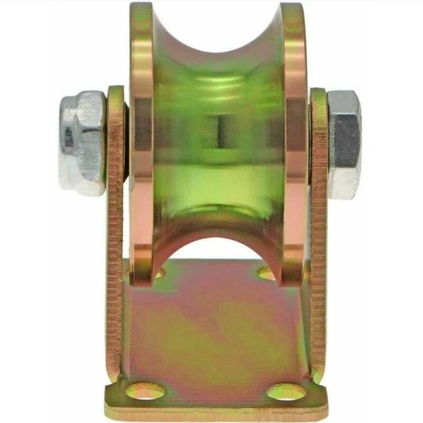 Skydedørs hjul 50mm, stålhjul med U-rille, U-rille hjul til omvendt bane, industriel maskine（2stk）