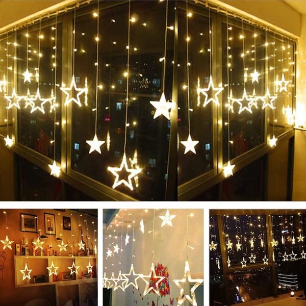 LED-gardinlys, lysgardin, julegardinlys, jul