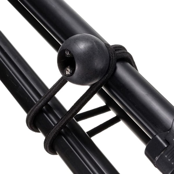 10 stk. elastiske reb kugle elastiske reb presenning elastiske reb binde stropper elastiske kuglereb telt fix reb, sort