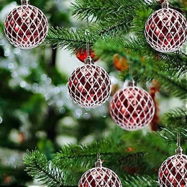 Julepynt Ornament Sett Knusesikre Kule Ornamenter Hengende Dekor For Fest Tredekorasjon