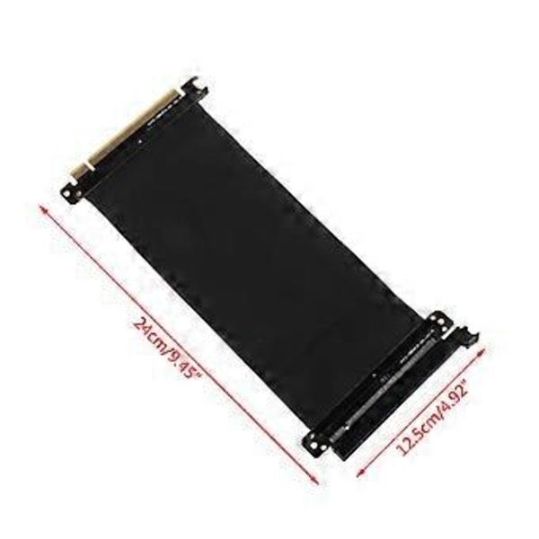 7.87in PCI för Express 3.0 16X till 16X Flexibel Kabel Guldpläterade Kontakter PCIE Riser-kort Förlängningskabel 20CM