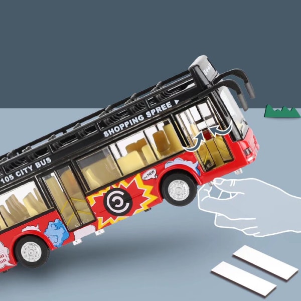 Ny hållbar bärnstensfärg för skolbuss, buss, buss, riktig metall sim