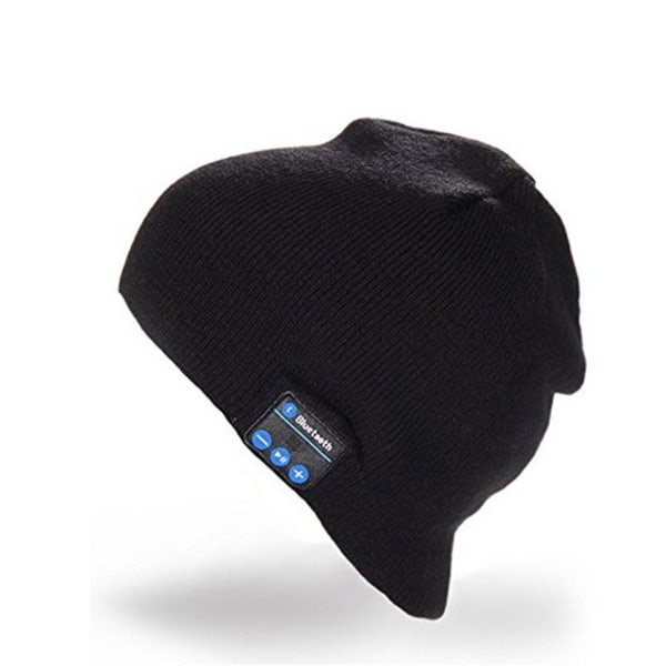 Unisex Bluetooth hat med indbygget højttalermikrofon, hætte med hovedtelefoner