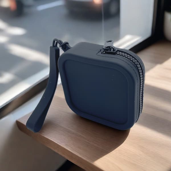 Silikone Mønt Organizer - Sort