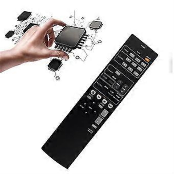 RAV435 WW51070 Erstatningsfjernkontroll for Yamaha Hjemmekino Audio/Video Receiver HTR-2064 YHT-196 HTR2064S