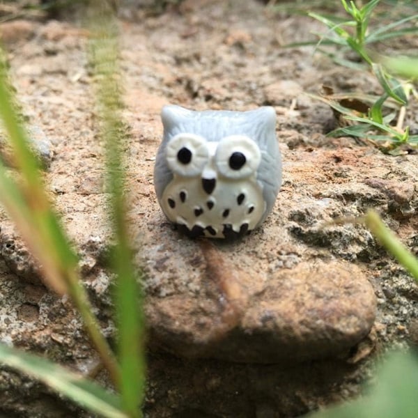 Miniature Havefiguriner i Harpiks til Havedekorationer