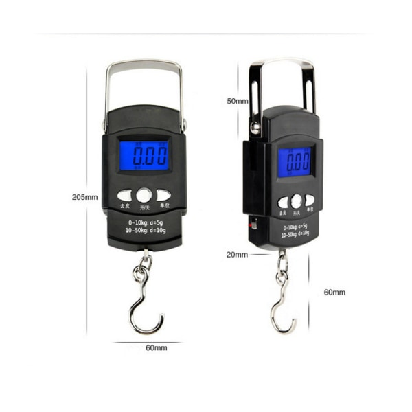 Elektroniske bagasjevakter, LCD digital bærbar elektronisk fiske