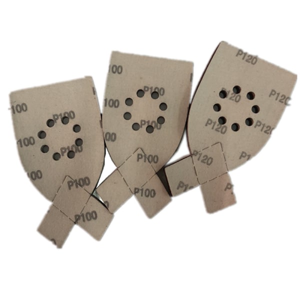 50 stk. Slipeskiver for Mus-Palmsander 40 60 80 100 120 Korn