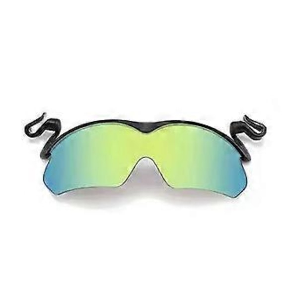 Clip Cap Solbriller, Clip-On Hat Polariserede Solbriller, Cykling Fiskeri Jagt UV Beskyttelse Solbriller Green