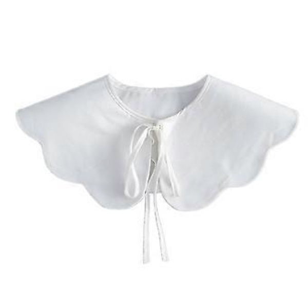 Kragsjal Söt Enkel Sjal Matchande Cheongsam Qipao Falsk Krage Dekorativ Tröjkrage Klänningskrage Vit