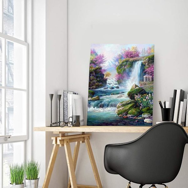 (40x30cm) Fyrkantig Diamantmålning Full Borr DIY 5D Fyrkantig Diamo