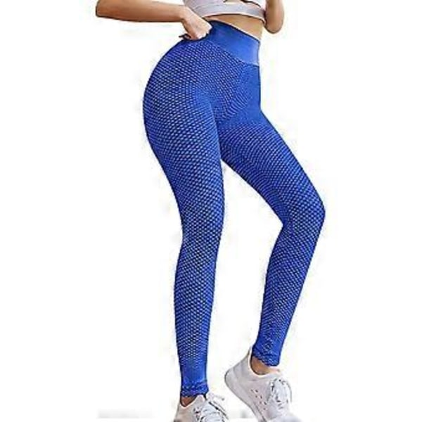Naisten Bubble Hip Butt Lifting Anti Cellulite Leggingsit Korkeavyötäröiset Treeni Vatsan Kontrollointi Joogahousut (style706)