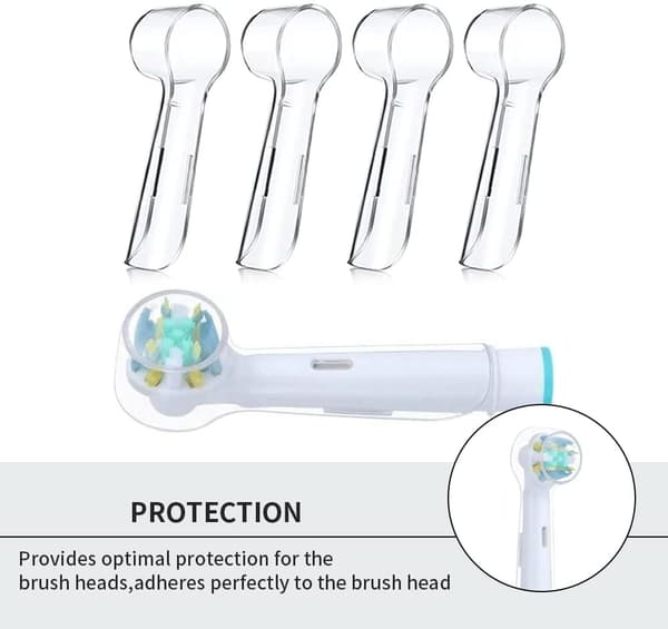 12 stk. Oral Brush Head Protection Cap B, udskiftning af børstehoved S