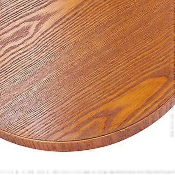Serveringsbrett i tre, rundt, slitesterkt, enkel elegant stil, bred anvendelse, blank overflate, stabil struktur, trebrett 27cm
