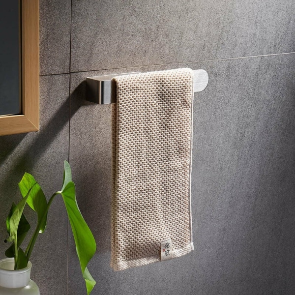 Selvklebende håndklestang for bad, veggmontert håndkle i rustfritt stål B
