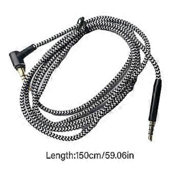 Fleksibelt nylonkabel til 1000XM4 100AAP 100ABN øretelefonledning Klar lyd 3,5 mm 4,4 mm Balance Head Headsets Cord
