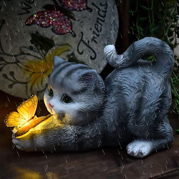Realistisk Simulations Kat Figur Resin Simuleret Dyremodel Kunstig Kat Model