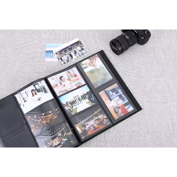 Fotoalbum 600 fickor 10x15cm Foton Stora (60 ark, 120 sidor