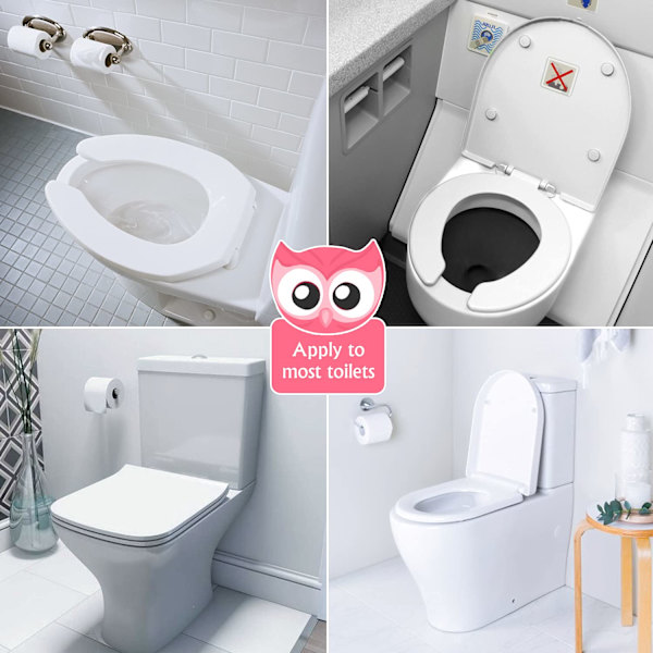 Bærbar Pottestol til Småbørn på Rejse (Pink Ugle) - Foldbar