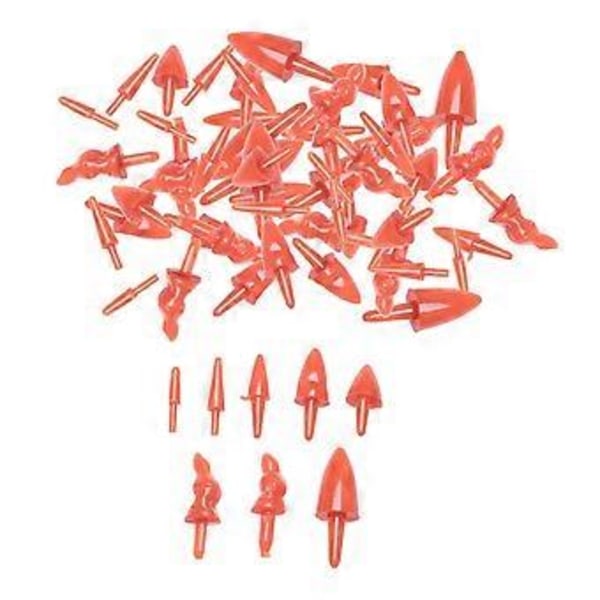 Snømannneser, Jule Snømann Lagetilbehør DIY Håndverksutstyr Julenisse Dukker Assorterte Sikkerhetsneser Julepynt 220PCS