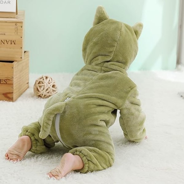 Egnet for høyde 100 cm Baby Onesies Animal Pyjamas Jumpsuit Ro