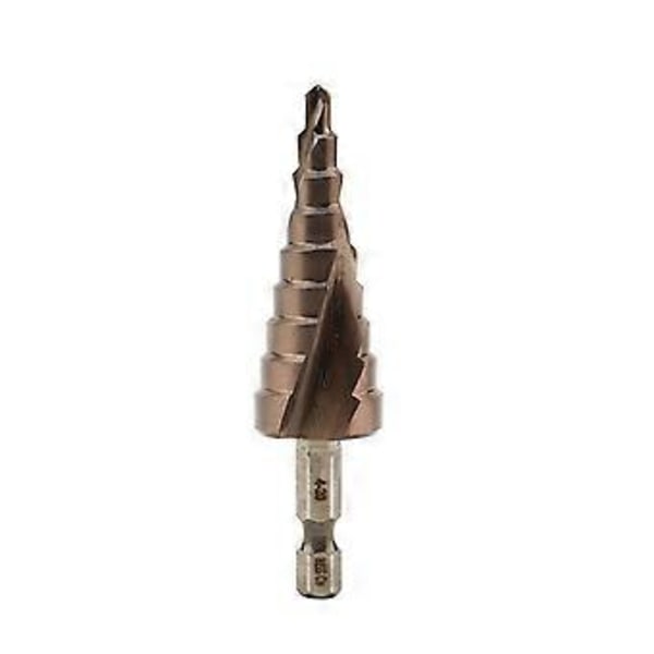 Kobolt Förbättrar Stegkonborr Multipla Storlekar för Rostfritt Stål Aluminium Hårda Metaller Kraftig Twist Flöjt Design 4 to 20mm
