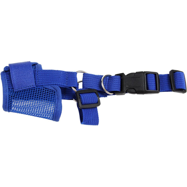 Blå - 1 stk., egnet til 14-20 cm snuder, justerbar nylon m