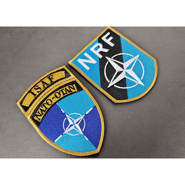 10 stk. Nato Flag Klud Patch Broderet Mærke Velcro（3）