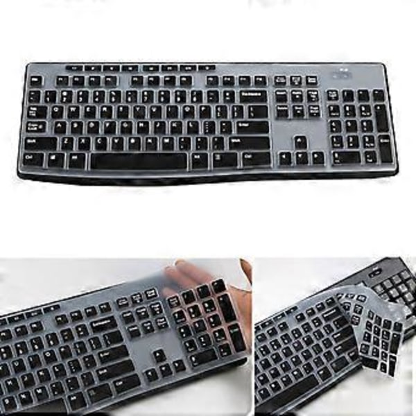 Silikone Tastatur Beskyttelsesfilm til K200 K260 K270 K275 Laptops Beskytter Mod Spild og Forbedrer Holdbarheden - Sort Black