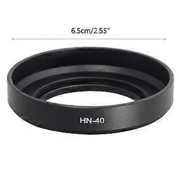 HN-40 Motljusskydd för Kameraobjektiv Z-DX 16-50mm f3.5-6.3VR Objektiv Motljusskydd Undvik Omgivande Störningar Objektivskydd